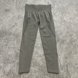 NVGTN Leggings Womens Large Gray Heather Butt Contour Seamless Athletic Workout